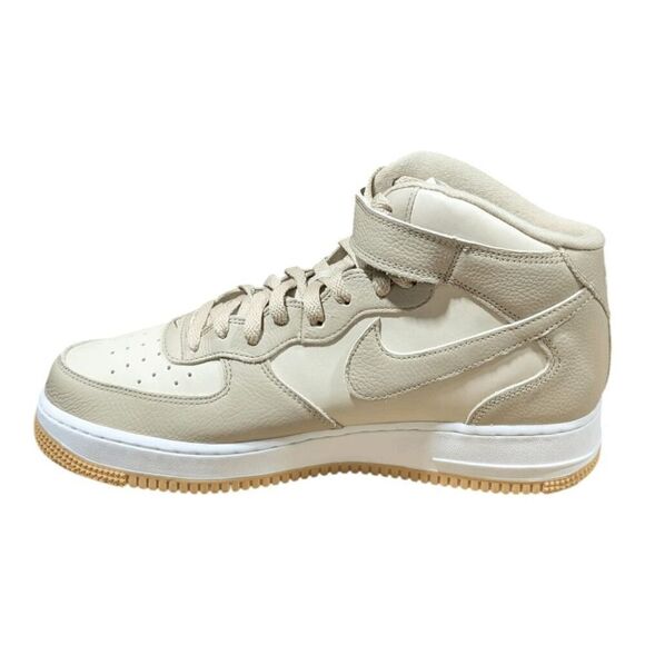 NIKE Air Force 1 Mid '07 LX 'Limestone' Sneakers Size 10.5 - Picture 7 of 9